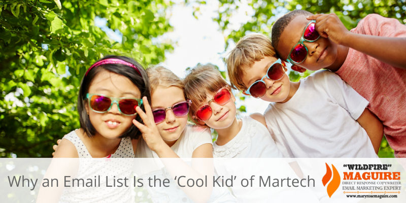 An email list really is the 'cool kid' of your martech stack.